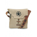 Camel Canvas Sturdy Messenger Bag for Men and Women (HTMB 131_Camel)